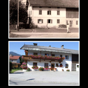 Ca. 1950 Augasse, Gogl-Bauer, früher Hopfau