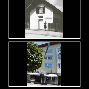 Ca. 1930 Schneck – Haus, Schuherzeugung Ernst Schneck, Bahnhofstraße 39 