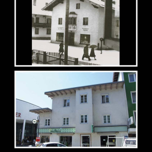 Ca. 1951 Haus Eder, Bäckerei und Gemischtwaren Max  Eder, Bahnhofstraße 40