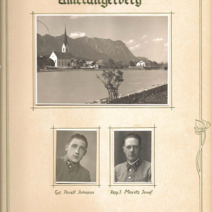 Abschiedsurkunde für Bezirksinspektor Heinrich Lentsch, 1951