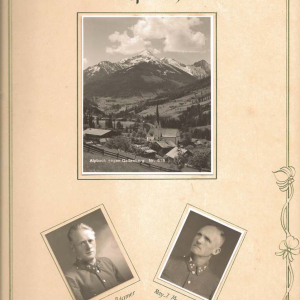 Abschiedsurkunde für Bezirksinspektor Heinrich Lentsch, 1951