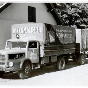 Alter LKW der Firma Morandell