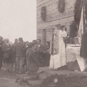 Messe auf der Wörgler Skihütte am Markbachjoch