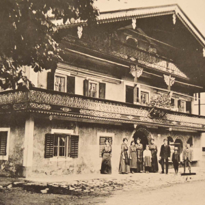 Bauernhof und Krämerei Riedhart, ca. 1916